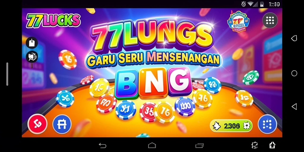Tampilan gameplay seru dan interaktif di 77LUCKS.