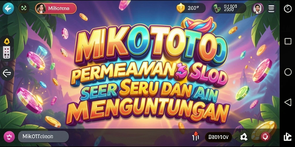 Tampilan gameplay MIKOTOTO yang seru dan penuh warna.