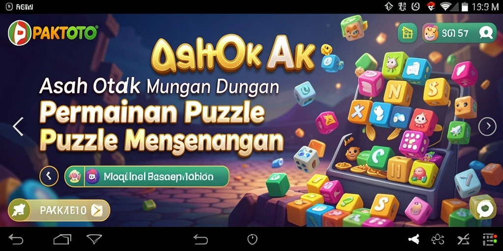 Gambar menakjubkan dari gameplay PAKTOTO yang penuh tantangan Puzzle.